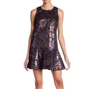 Laundry By Shelli Segal Metallic Electric Pink  4